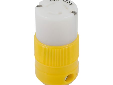 Marinco Locking Connector - 15A, 125V - Yellow [4731CR] Sale