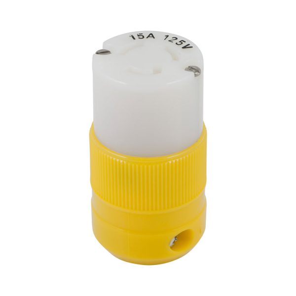 Marinco Locking Connector - 15A, 125V - Yellow [4731CR] Sale