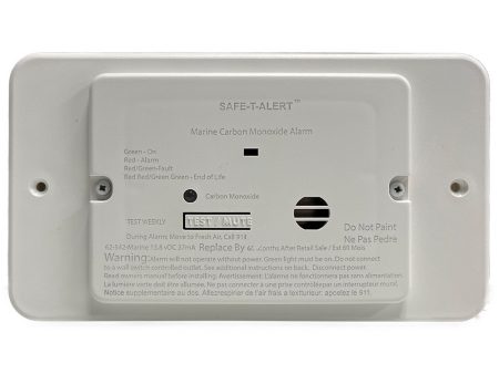 Safe-T-Alert 62 Series RV Carbon Monoxide - White - Flush Mount - 12V w Trim Ring [62-542-TR-WT] Online Sale