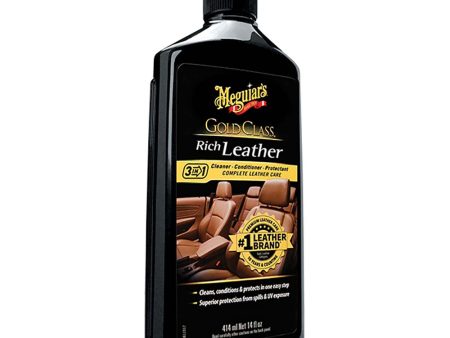 Meguiars Gold Class Rich Leather Cleaner  Conditioner - 14oz [G7214] Supply