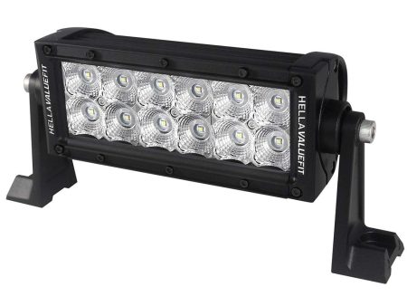 Hella Marine Value Fit Sport Series 12 LED Flood Light Bar - 8  - Black [357208001] Cheap