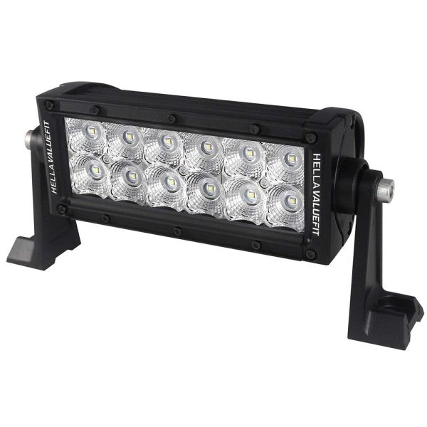 Hella Marine Value Fit Sport Series 12 LED Flood Light Bar - 8  - Black [357208001] Cheap