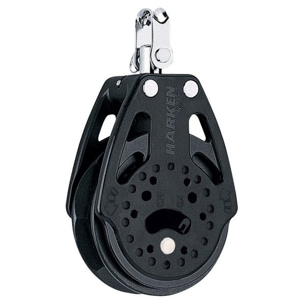 Harken 57mm Carbo Single Ratchet Block w Swivel [2135] Hot on Sale