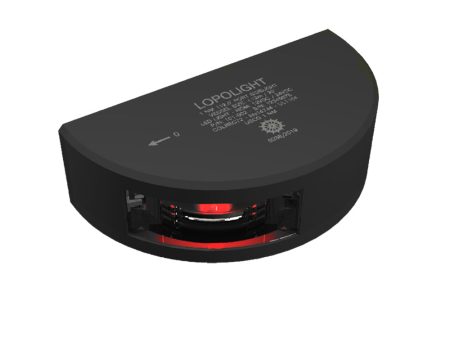 Lopolight Series 101-002 - Port Side Light - 1NM - Vertical Mount - Red - Black Housing [101-002-B] Hot on Sale