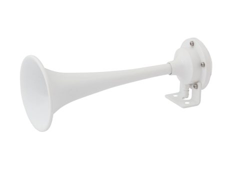 Marinco White Epoxy Coated Single Trumpet Mini Air Horn [10104] on Sale