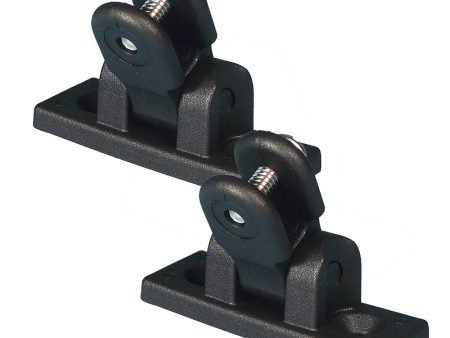 Carver Deck Hinge Nylon Pair - Black [7782B] on Sale