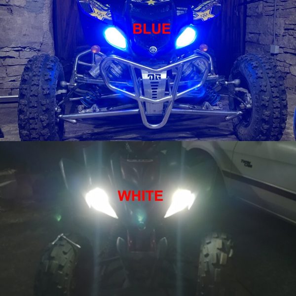 100W H6 LED Headlights Bulbs Super White Low High Beam for Yamaha GRIZZLY 660 400 450 350 125 YFZ350 YFZ450 RAPTOR 350 700 RHINO For Cheap