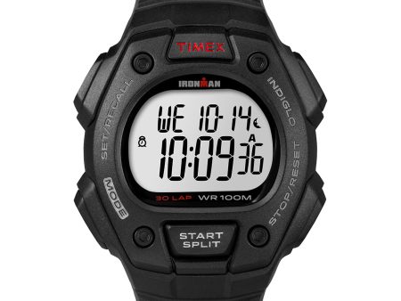 Timex IRONMAN Classic 30 Lap Full-Size Watch - Black Red [T5K822] For Cheap