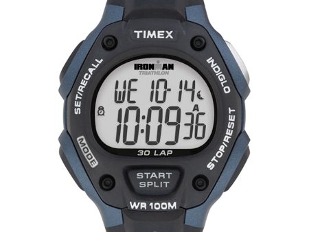 Timex IRONMAN Classic 30 Full-Size 38mm Watch - Grey Blue [T5H591] Supply