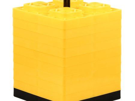 Camco FasTen Leveling Blocks w T-Handle - 2x2 - Yellow *10-Pack [44512] Sale