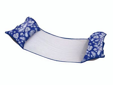 Aqua Leisure 4-In-1 Monterey Hammock Supreme XL 53  x 31.5  - Hibiscus Pineapple Royal Blue [APL18904S2] on Sale