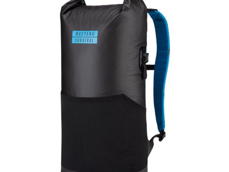 Mustang Highwater 22L Waterproof Backpack - Black Azure Blue [MA261502-168-0-233] on Sale