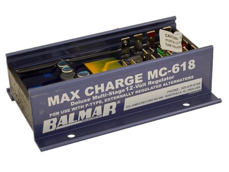 Balmar Max Charge MC618 Multi-Stage Regulator w o Harness - 12V [MC-618] Online Hot Sale