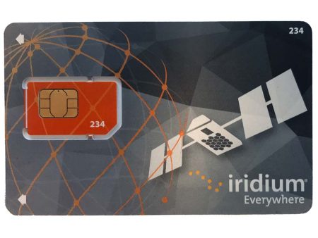 Iridium Post Paid SIM Card Activation Required - Orange [IRID-SIM-DIP] Online