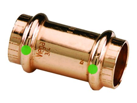 ProPress 1-1 2  Copper Coupling w Stop - Double Press Connection - Smart Connect Technology [78067] Cheap