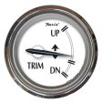 Faria Newport SS 2  Trim Gauge f Mercury Mariner Mercruiser Volvo DP Yamaha [25003] on Sale