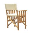 Whitecap Directors Chair II w Cream Cushion - Teak [61053] For Cheap