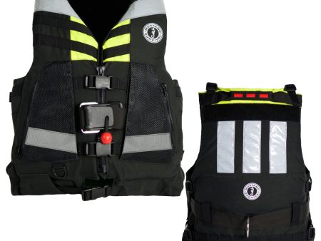 Mustang Swift Water Rescue Vest - Fluorescent Yellow Green Black - Universal [MRV15002-251-0-206] Online Sale