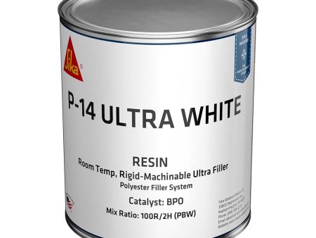 Sika SikaBiresin AP014 Polyester Fairing Compound White Base Quart Can BPO Hardener Required [606127] Supply