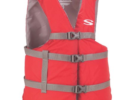 Stearns Classic Series Adult Universal Life Jacket - Red [2159438] on Sale