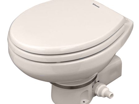 Dometic MasterFlush 7160 Bone Electric Macerating Toilet w Orbit Base - Raw Water [9108834578] Supply