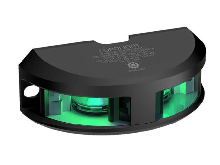 Lopolight Series 200-018 - Navigation Light - 2NM - Vertical Mount - Green - Black Housing [200-018G2-B] Hot on Sale