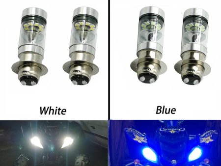 100W H6 LED Headlights Bulbs Super White Low High Beam for Yamaha GRIZZLY 660 400 450 350 125 YFZ350 YFZ450 RAPTOR 350 700 RHINO For Cheap