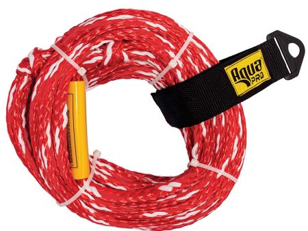 Aqua Leisure 2-Person Tow Rope - 2,375lbs Tensile - Non-Floating - Red [APA20450] For Cheap