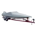 Carver Poly-Flex II Styled-to-Fit Boat Cover f 16.5 Ski Boats with Low Profile Windshield - Grey [74016F-10] Sale