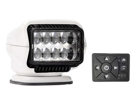 Golight Stryker ST Series Permanent Mount White 12V LED w Hard Wired Dash Mount Remote [30204ST] Online