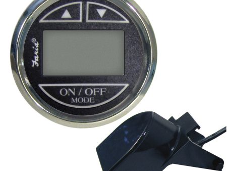 Faria Platinum 2  Depth Sounder w Transom Mount Transducer [22025] For Cheap