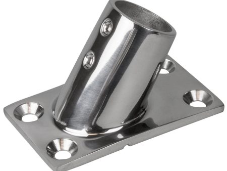 Sea-Dog Rail Base Fitting Rectangular Base 60 316 Stainless Steel - 1-7 8  x 3-1 4  - 1  OD [281601-1] Cheap