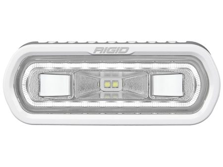 RIGID Industries SR-L Series Marine Spreader Light - White Surface Mount - White Light w White Halo [51100] on Sale