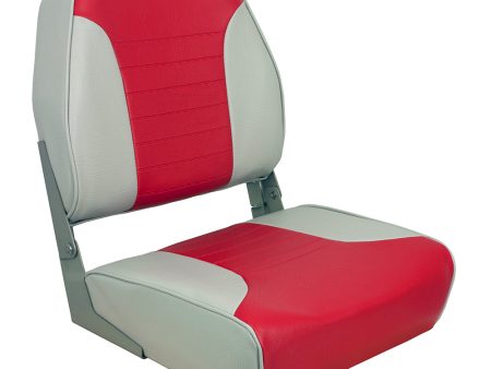 Springfield Economy Multi-Color Folding Seat - Grey Red [1040655] Supply