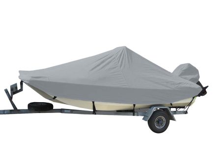 Carver Sun-DURA Styled-to-Fit Boat Cover f 23.5 Bay Style Center Console Fishing Boats - Grey [71023S-11] Online Hot Sale