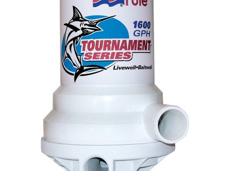 Rule Tournament Series 1600 GPH Livewell Pump Dual Port [209FDP] Sale