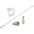 Glomex 4 Glomeasy VHF Antenna 3dB w FME Termination, 6M Coaxial Cable, RA300 Adapter  PL259 Connector [RA300PBKIT] For Sale