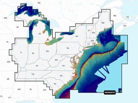 Garmin Navionics Vision+ NVUS007R U.S. East [010-C1291-00] Online Sale