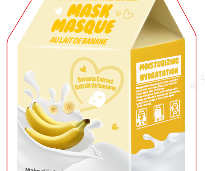 Banana Milk Facial Sheet Mask Fashion