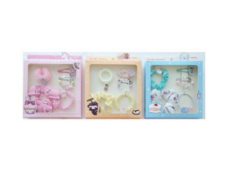 MIKKO Collection Hair Clip & Hair Tie (5 pcs) Online Hot Sale